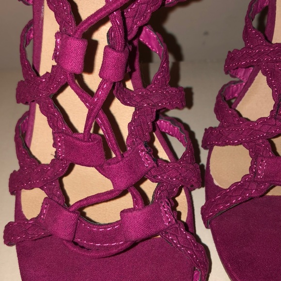 Charlotte Russe Lace-Up High Heels - Picture 5 of 10